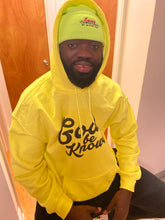 Load image into Gallery viewer, God Be Knowin&#39; Hoodie (lime/black)